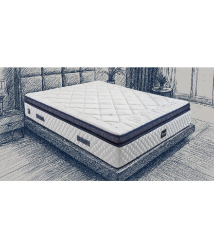 Materasso Formabed Mantegna con superficie trapuntata e sostegno equilibrato