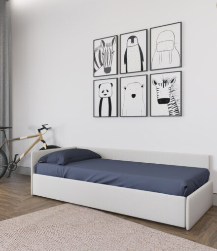 Letto Singolo con Letto Estraibile