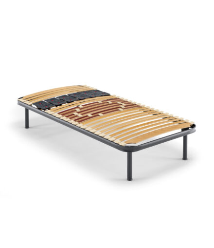 Rete con doghe in legno / telaio in acciaio / rete fissa / sostegno specifico per le spalle