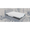 Materasso Formabed Eddy con superficie ergonomica e rivestimento traspirante