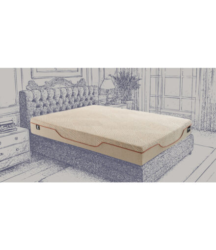 Materasso Formabed Pico in memory foam ergonomico e traspirante, design essenziale e comfort equilibrato
