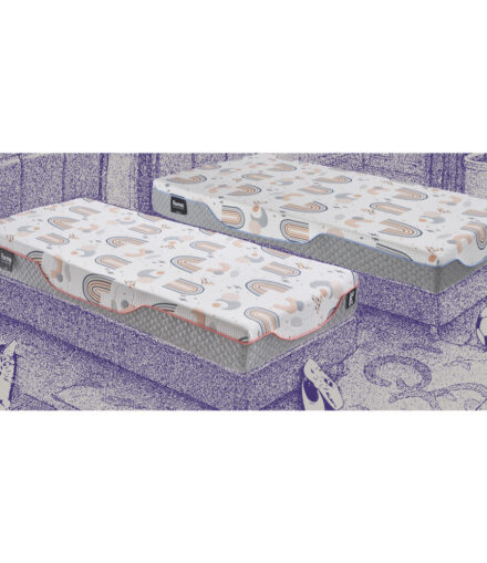 Materasso Formabed Young in memory foam per bambini e ragazzi, colorato, traspirante e ergonomico