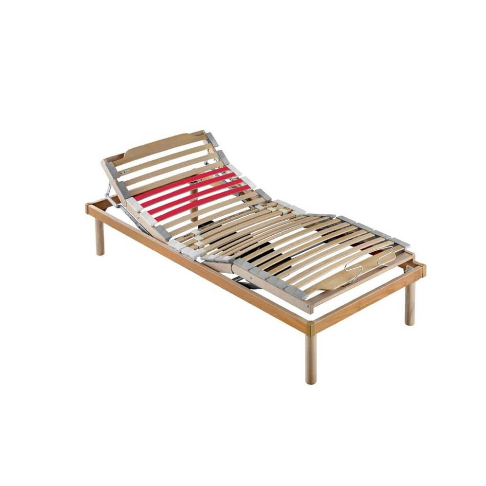 Rete elettrica motorizzata Essedue 80x190 in offerta Rete elettrica motorizzata Essedue 80x190 con testa e piedi alzabili in offerta